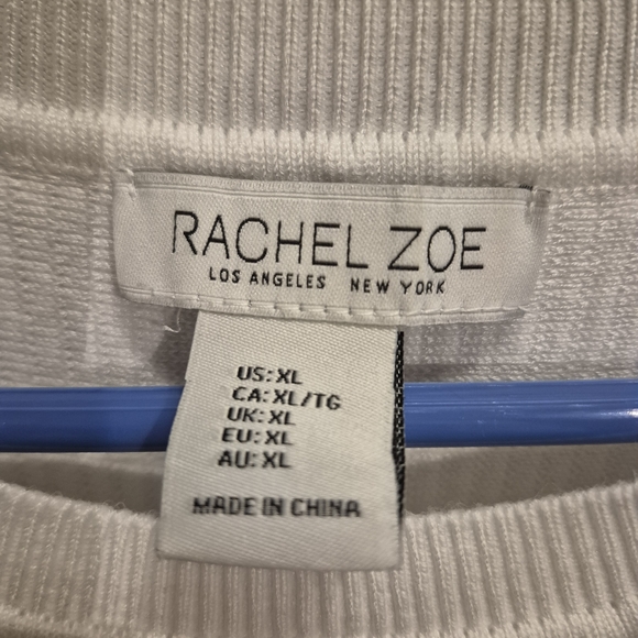 Rachel Zoe Ivory Ribbed Tank Top - Picture 4 of 4